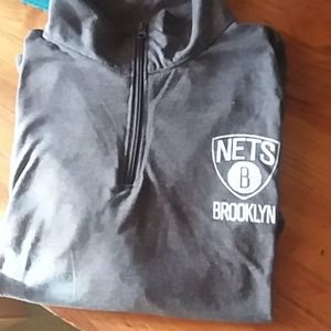 Brooklyn NETS Quarter Zip Mens S